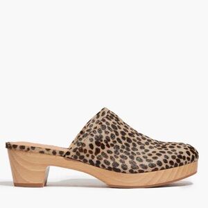 Madewell The Ruby clog in dotted calf hair